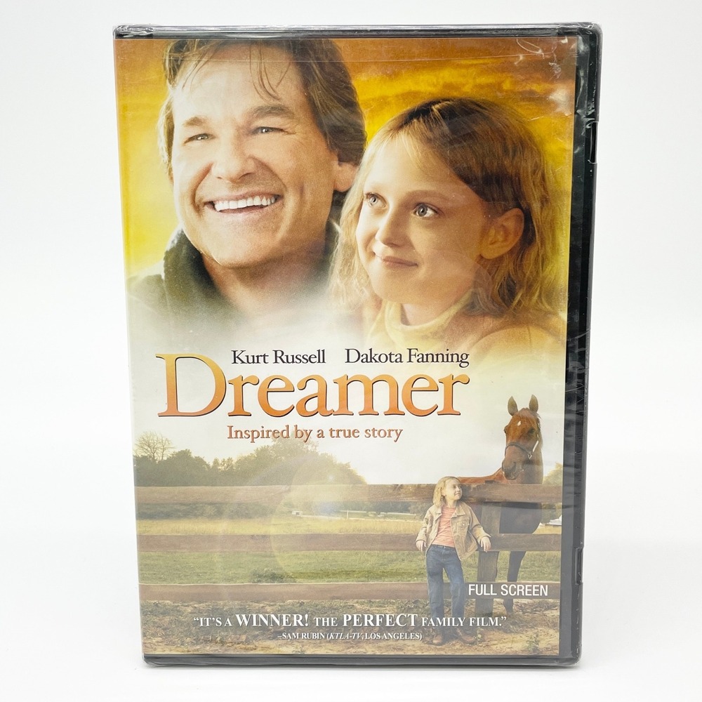 Dreamer DVD Kurt Russell Dakota Fanning‎ Full Screen Family Movie New Sealed